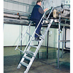 Aluminium-Treppe 45°-Stufen