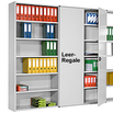 Archiv-Leer-Regale R 1000 mit Rückwänden Archiv-Leer-Regale R 1000 mit Rückwänden