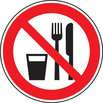 ESSEN UND TRINKEN VERBOTEN 20CM Ø FOL