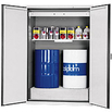 Feuerbeständiger Schrank für 2 Fässer Feuerbeständiger Schrank für 2 Fässer