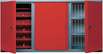 HÄNGESCHRANK 3 TLG M. 18 SICHTBOXEN ROT HÄNGESCHRANK 3 TLG M. 18 SICHTBOXEN ROT