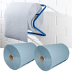 Komplettangebot Wandhalter + 2 x Industrie-Putzrollen Komplettangebot Wandhalter + 2 x Industrie-Putzrollen
