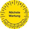 NÄCH WARTUNG 2010-15 25 MM Ø GELB 100
