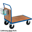 Systemwagen mit steckbarer Stirnwand Systemwagen mit steckbarer Stirnwand
