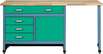 WERKBANK 170CM, 1 TÜR, 4 SCHUBLADEN GR WERKBANK 170CM, 1 TÜR, 4 SCHUBLADEN GR